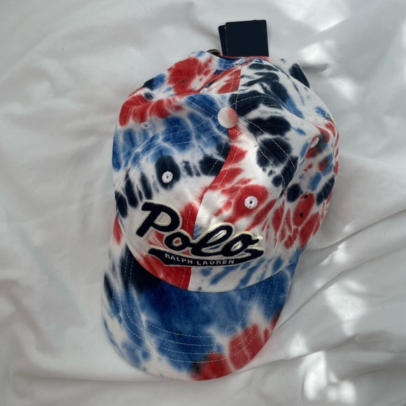 SOLD// Polo Ralph Lauren Tie-dye Logo Cap - Picture 6 of 13